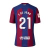 Officiële Voetbalshirt + Korte Broek FC Barcelona Frenkie de Jong 21 Thuis 2023-24 - Kids